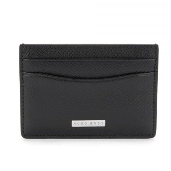 🎁 Hugo Boss Signature _ S Black Card Holder 50311746 - Picture 3 of 6